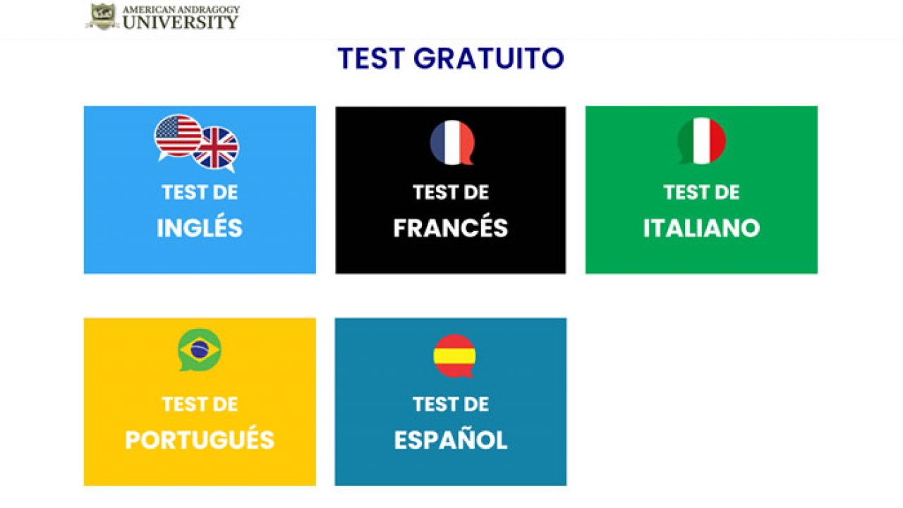 Aturdir Custodio Valiente Test de idiomas gratis: ¿Por qué es necesario saber tu nivel de idioma  académico? | AAU | Universidad a Distancia